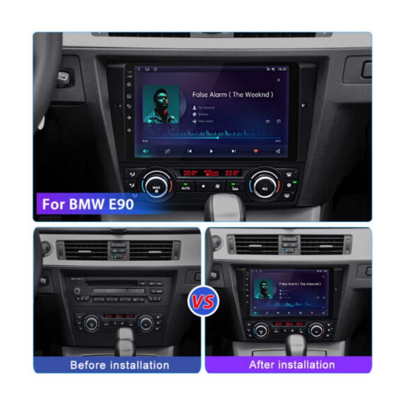 BMW 3 E90 2005-2012 Apple Carplay Car Stereo Android Radio GPS NZ Maps