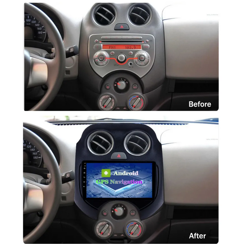 Nissan March 2010-2023 Apple Carplay Car Stereo Android Radio GPS NZ Maps