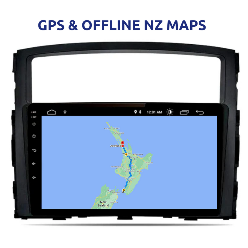 Mitsubishi Pajero 2006-2014 Apple Carplay Car Stereo Android Radio GPS NZ Maps
