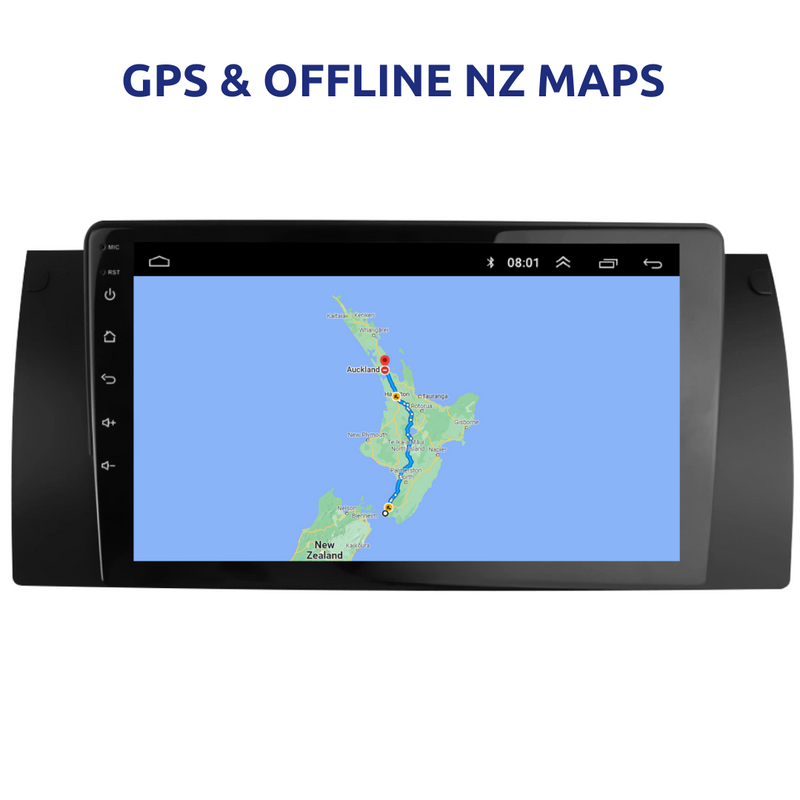 BMW 5-Series E39 1995-2003 Apple Carplay Car Stereo Android Radio GPS NZ Maps