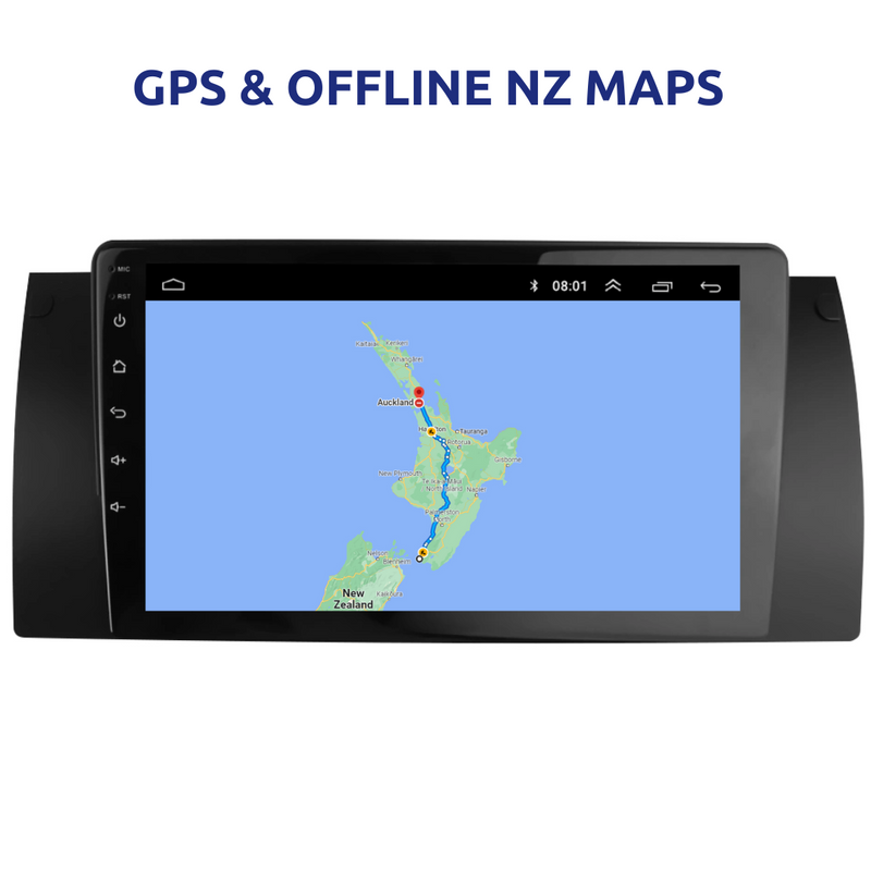 BMW X5 E53 1999-2006 Apple Carplay Car Stereo Android Radio GPS NZ Maps