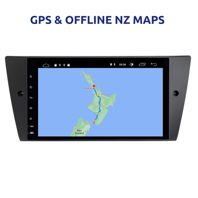 BMW 3 E90 2005-2012 Apple Carplay Car Stereo Android Radio GPS NZ Maps