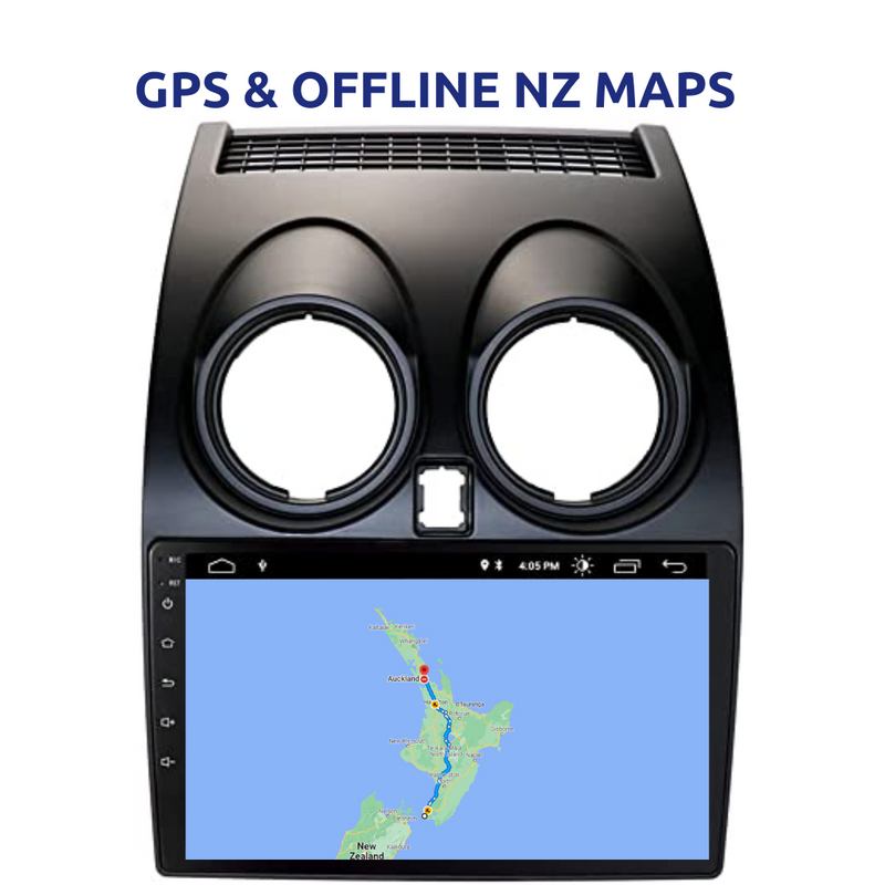 Nissan Qashqai 2008-2014 Apple Carplay Car Stereo Android Radio GPS NZ Maps