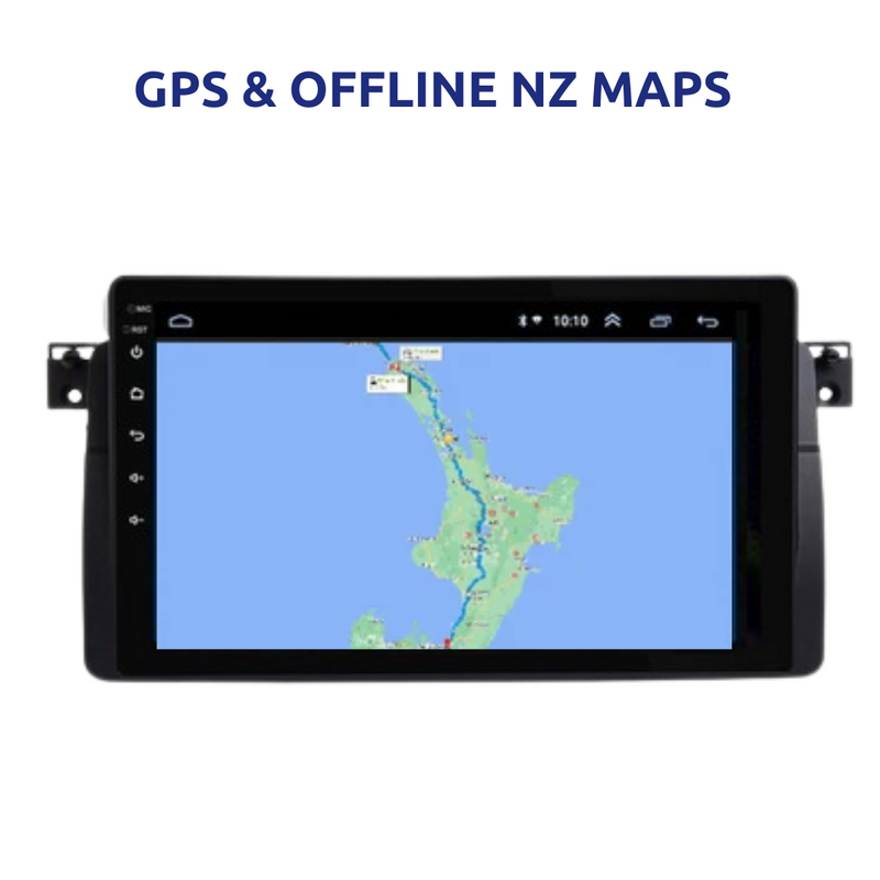 BMW 3 E46 1998-2006 Apple Carplay Car Stereo Android Radio GPS NZ Maps