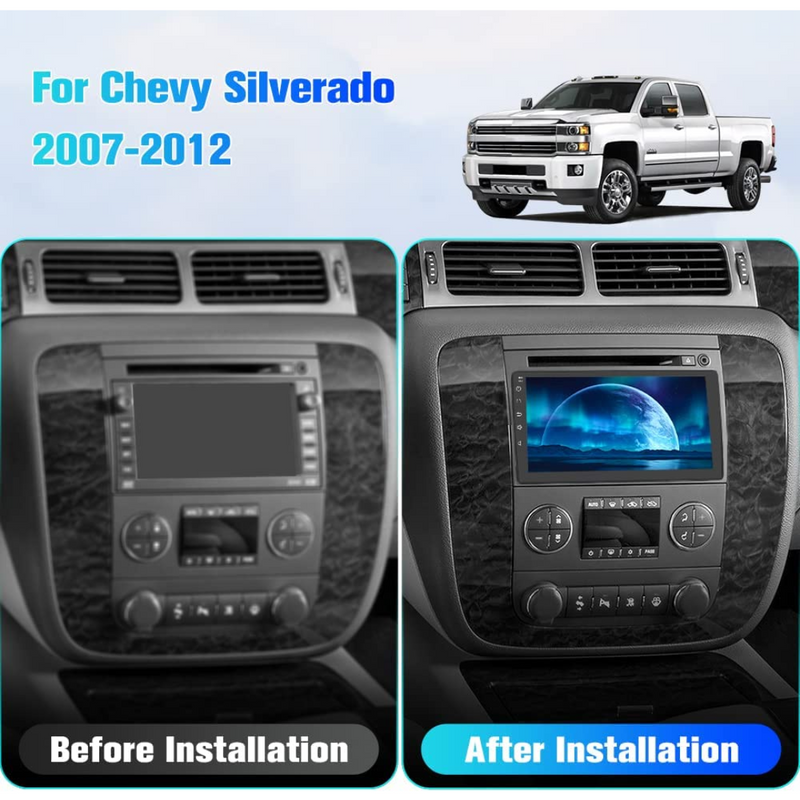 Chevrolet Silverado 2007-2014 Apple Carplay Car Stereo Android GPS NZ Maps