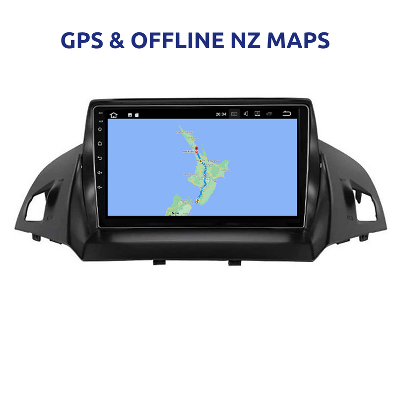 Ford Kuga 2013-2018 Apple Carplay Android Auto Car Stereo GPS NZ Maps 9 Inch