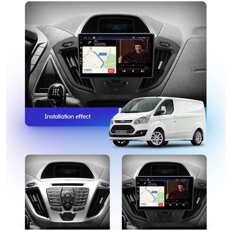 Ford Transit Torneo 2013-2018 Apple Carplay Car Stereo Android GPS NZ Maps 9Inch