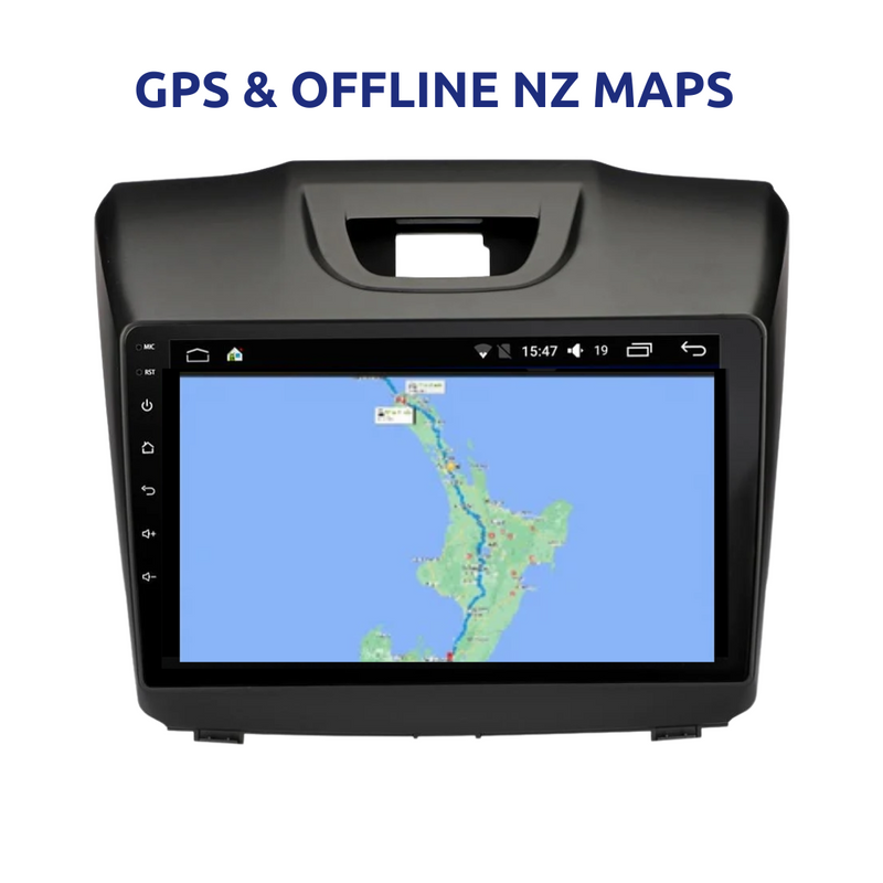Holden Colorado Isuzu D-Max 2012-2016 Car Stereo GPS NZ Radio Maps Apple Carplay