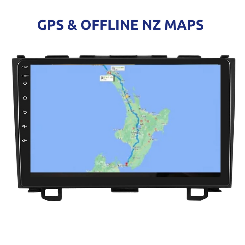 Honda CRV 2006-2012 Apple Carplay Car Stereo Android 11 Radio GPS NZ Maps 9inch