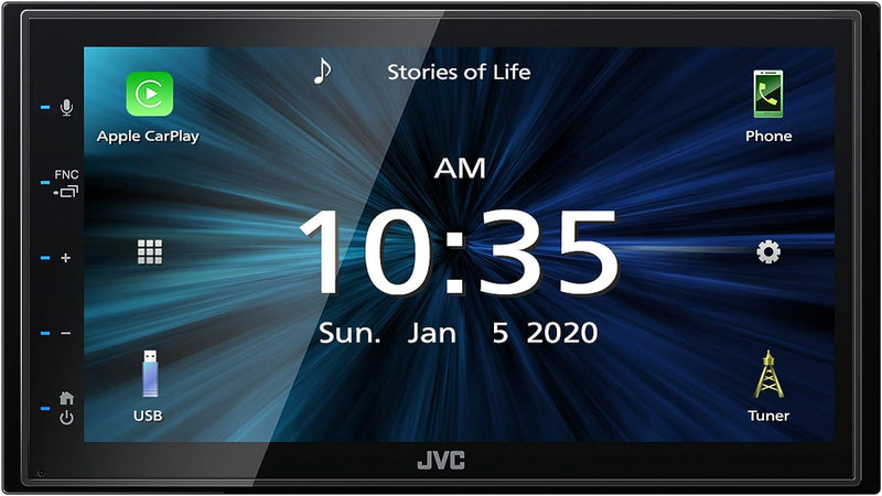 JVC KW-M560BT Apple CarPlay Android Auto Multimedia Player 6.8" Touchscreen