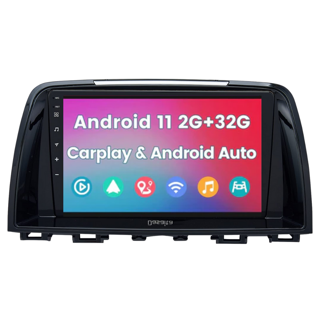 Mazda 6 Atenza 2011-2017 Apple Carplay Car Stereo Android 11 Radio GPS NZ Maps
