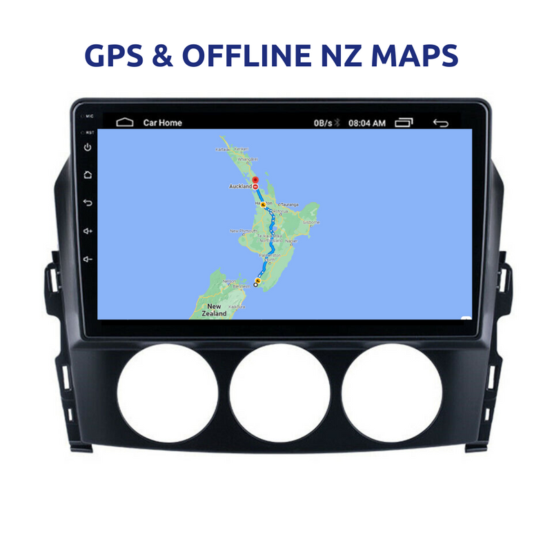 Mazda MX-5 NC 2005-2015 Apple Carplay Car Stereo Android Auto Radio GPS NZ Maps