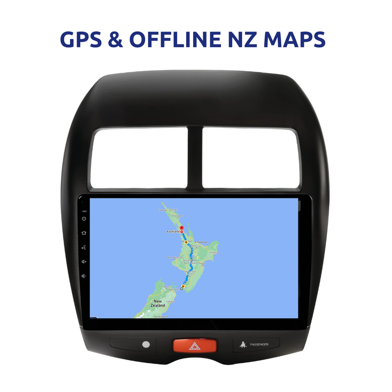 Mitsubishi ASX 2010-2019 Apple Carplay Car Stereo Android GPS NZ Maps 10 Inch