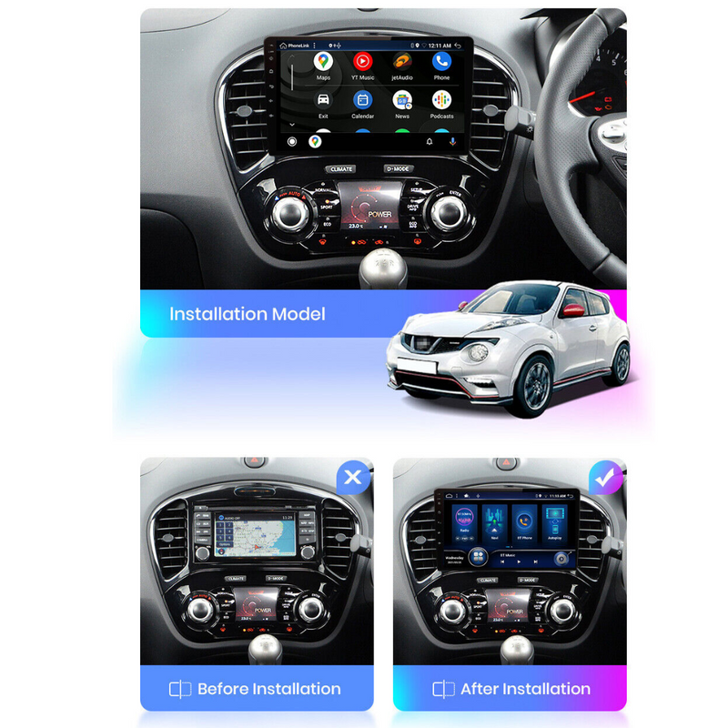 Nissan Juke 2010-2017 Apple Carplay Car Stereo Android Radio GPS NZ Maps