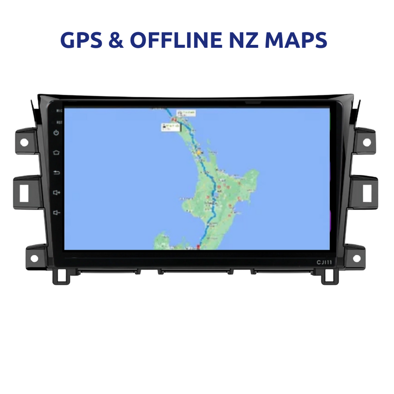 Nissan Navara 2015-2023 Apple Carplay Car Stereo Android Radio GPS NZ Maps