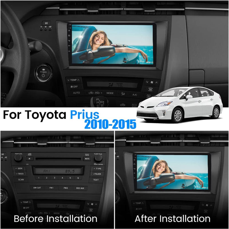Car Radio Stereo for Toyota Prius 2010-2015 NZ Maps 9 Inch Carplay Android Auto GPS