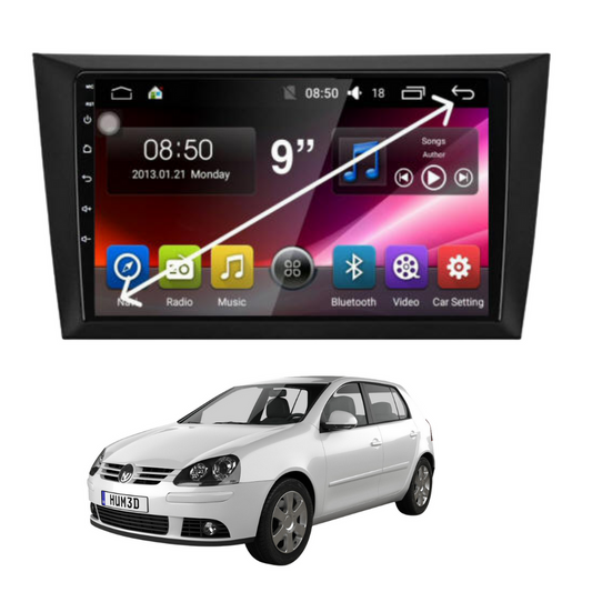 Volkswagen Golf 2009-13 Car Stereo NZ Radio GPS NZ Maps Apple Carplay Android