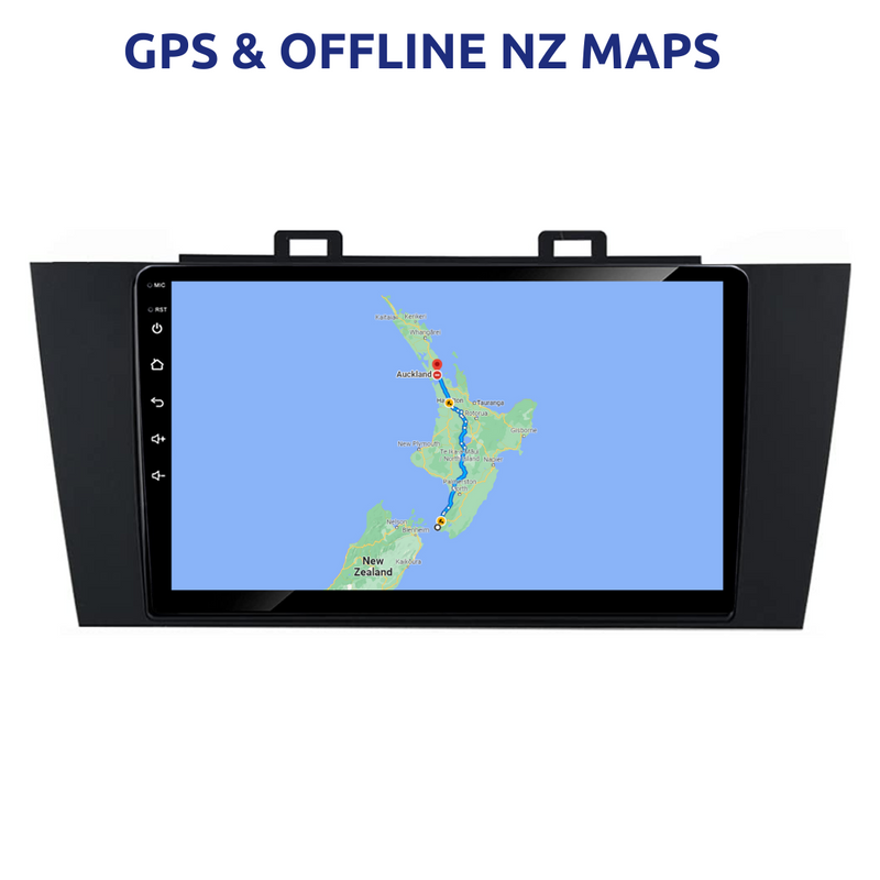 Subaru Outback Legacy 2014-2019 Apple Carplay Car Stereo Android GPS NZ Maps 9"