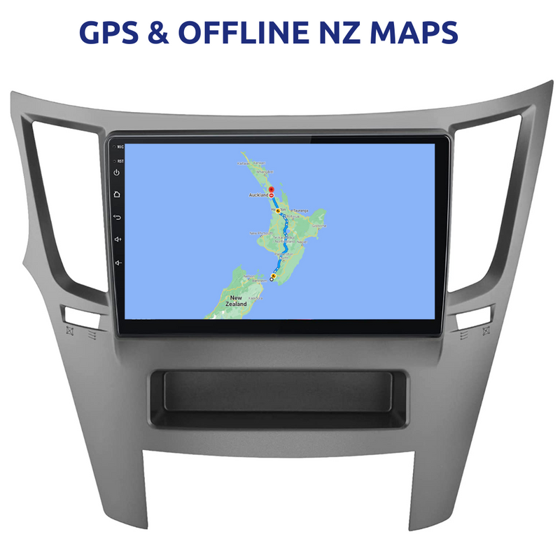 Subaru Outback Legacy 2009-2014 Apple Carplay Car Stereo Android GPS NZ Maps 9"