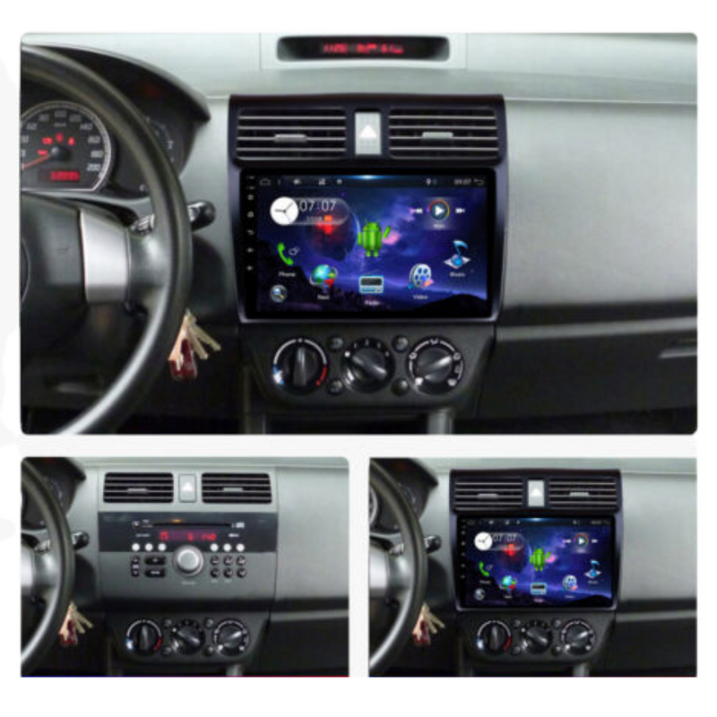 Suzuki Swift 2005-2010 10" Car Stereo NZ Radio GPS NZ Maps Apple Carplay Android