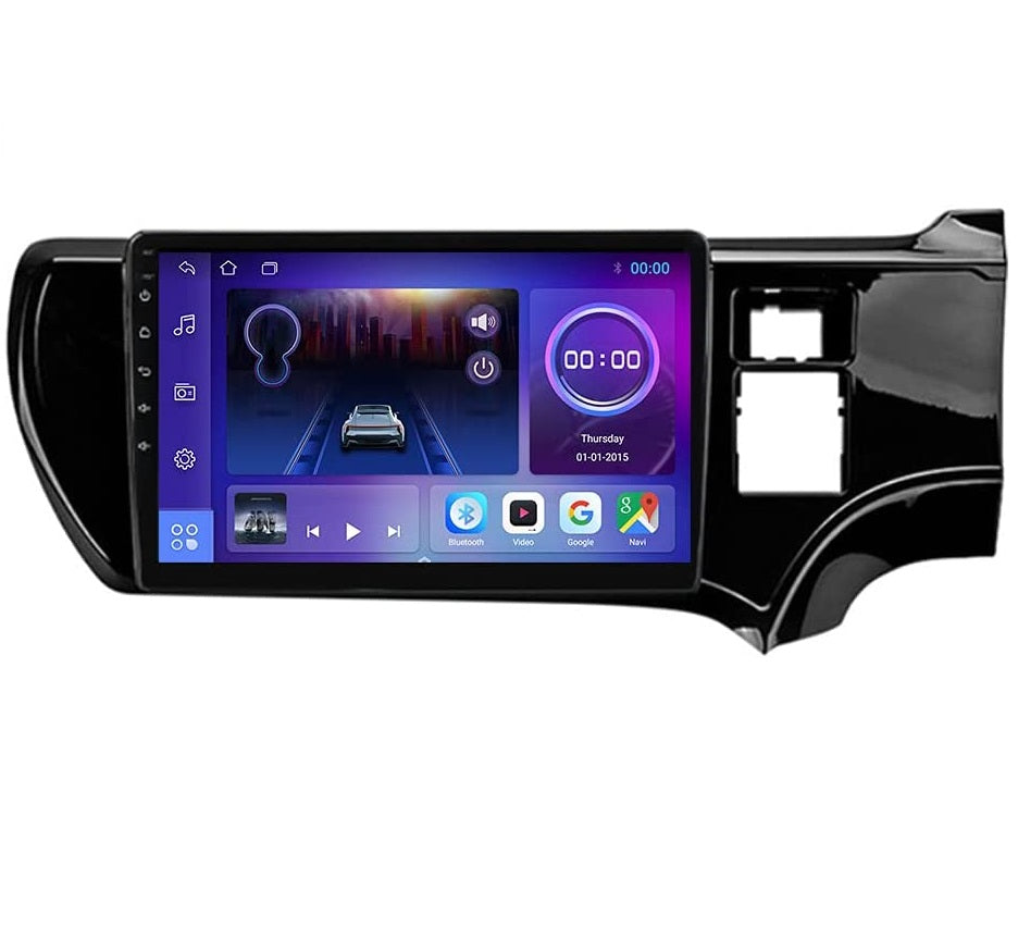 Toyota Aqua 2011-2017 Stereo NZ GPS Maps Apple Carplay Android Auto GPS Bluetooth