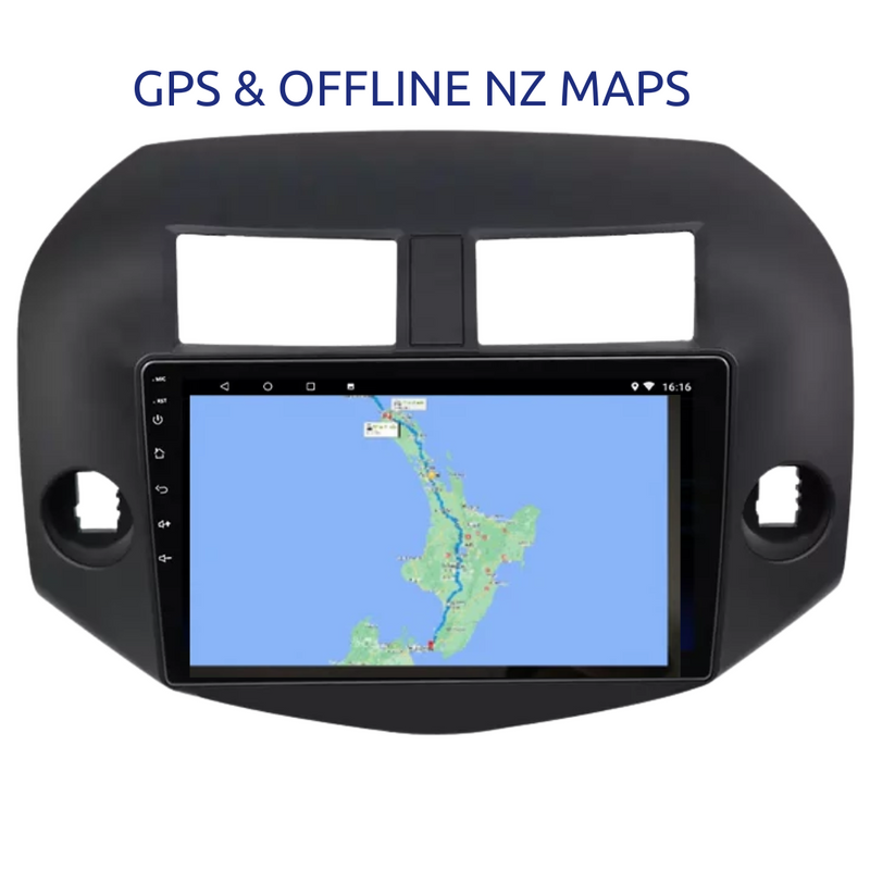 Toyota RAV4 Vanguard 2005-2013 Apple Carplay Car Stereo Android 11 Radio GPS NZ Maps