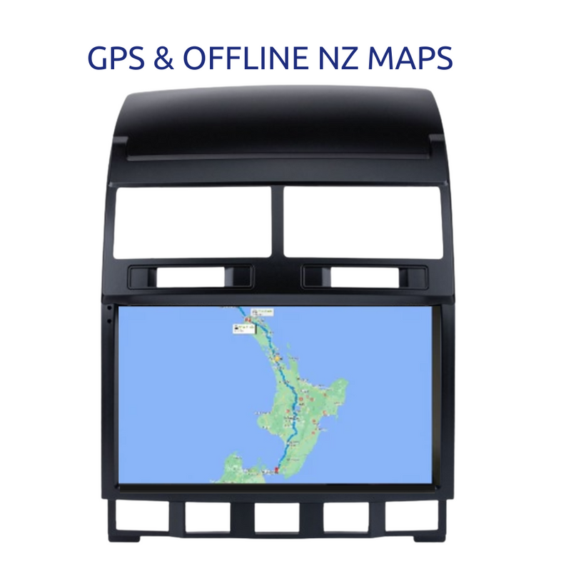 VW Touareg 2003-2010 Car Stereo NZ Radio GPS NZ Maps Apple Carplay Android