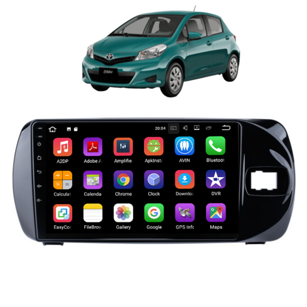 Toyota Vitz Yaris 2013-2020 Carplay Car Stereo Android Radio GPS NZ Maps